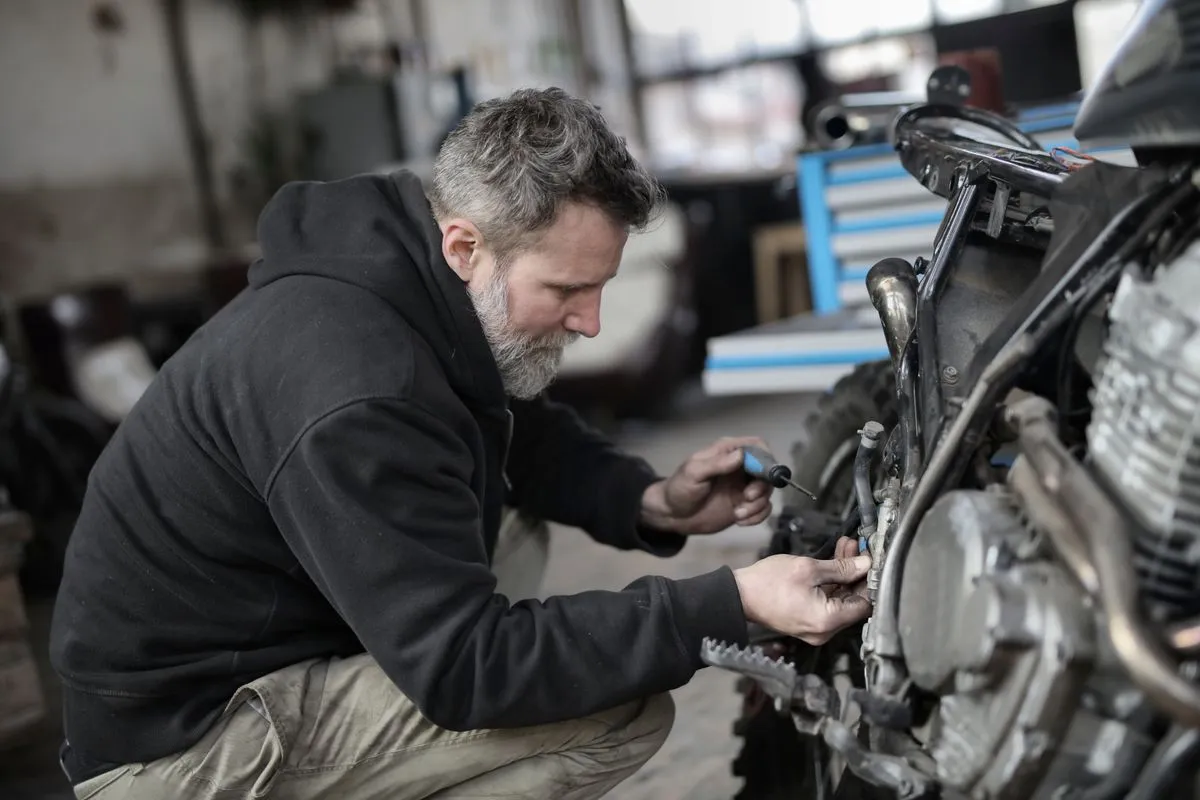 Engine diagnostics being carried out for a Leamington Spa customer