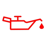Oil pressure warning light
